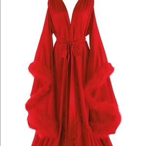 Red Robe New never worn